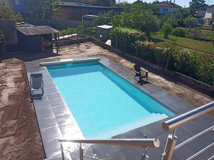 Pose piscine près de Moulins